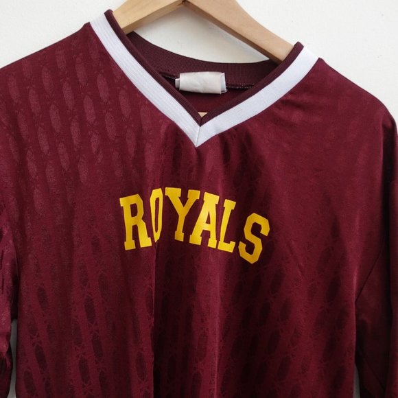 Teamwork Athletic Apparel T Shirt Mens Medium Red Royals Football Jersey USA - Picture 5 of 9